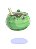 Frog Egg Squid Ink Soup