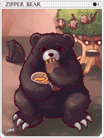Zipper Bear Card