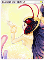 Bloody Butterfly Card