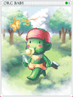 Orc Baby Card