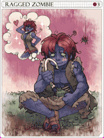 Ragged Zombie Card