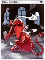 Hell Poodle Card