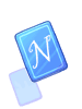 Blue N Card
